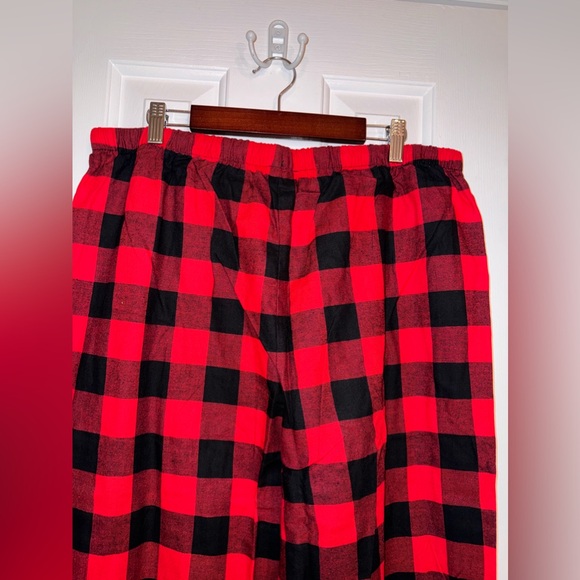 WONDERSHOP Men’s Lounge /
Pajama Set Red Buffalo Check, 💯 % Cotton NWT - Picture 4 of 16